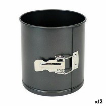 Moule amovible Quttin Acier au carbone Noir 14 x 12 cm (12 Unités)