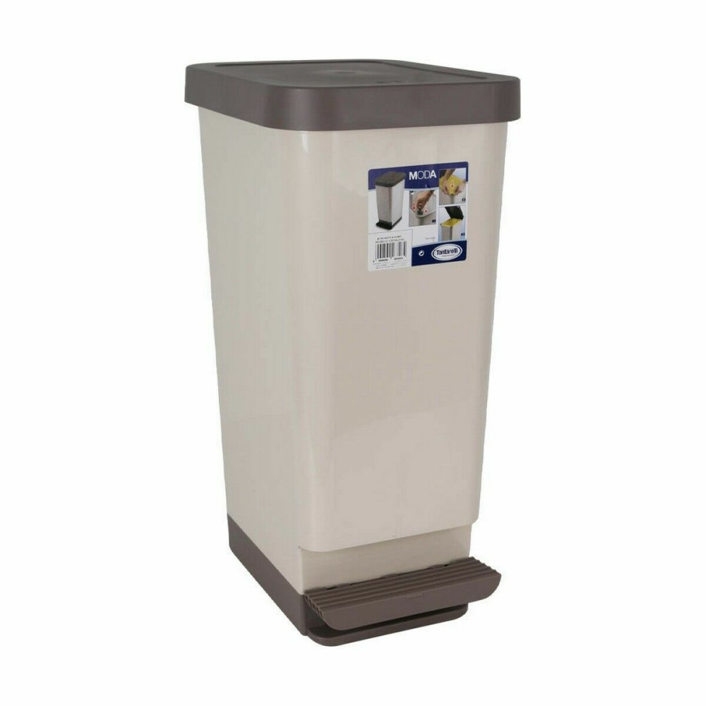 Pedal bin Tontarelli Moda Brown (4 Units)