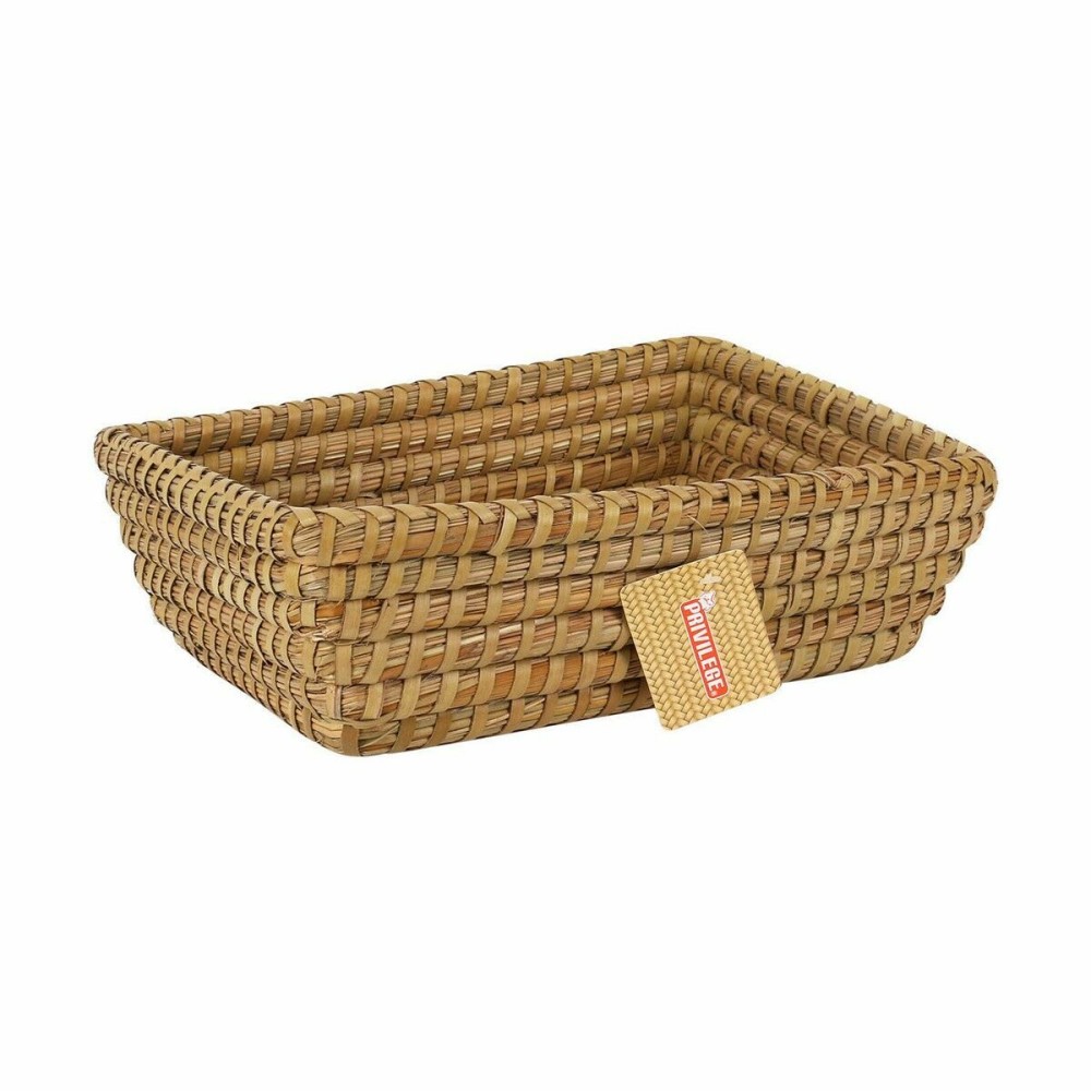 Multi-purpose basket Privilege Korne Brown wicker Rectangular 30 x 23 x 9 cm (12 Units)