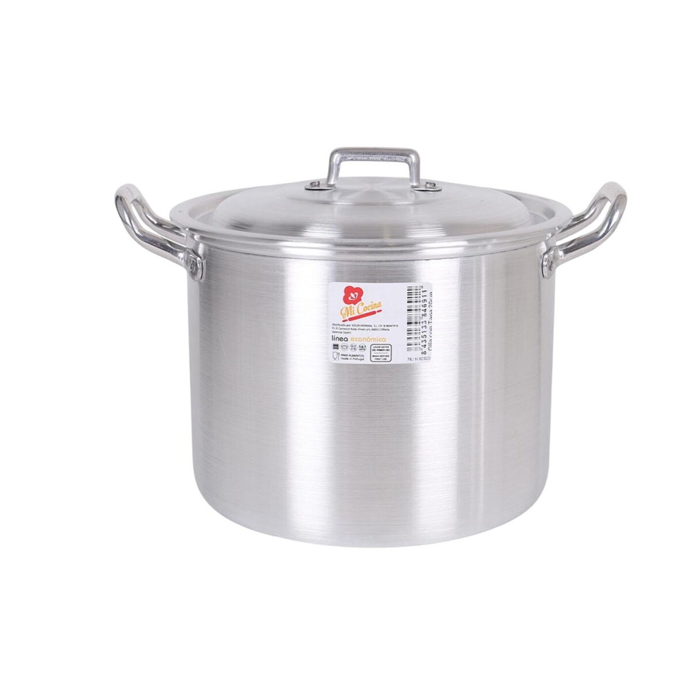 Casserole with Lid Aluminium 27 x 22 x 20 cm (8 Units)