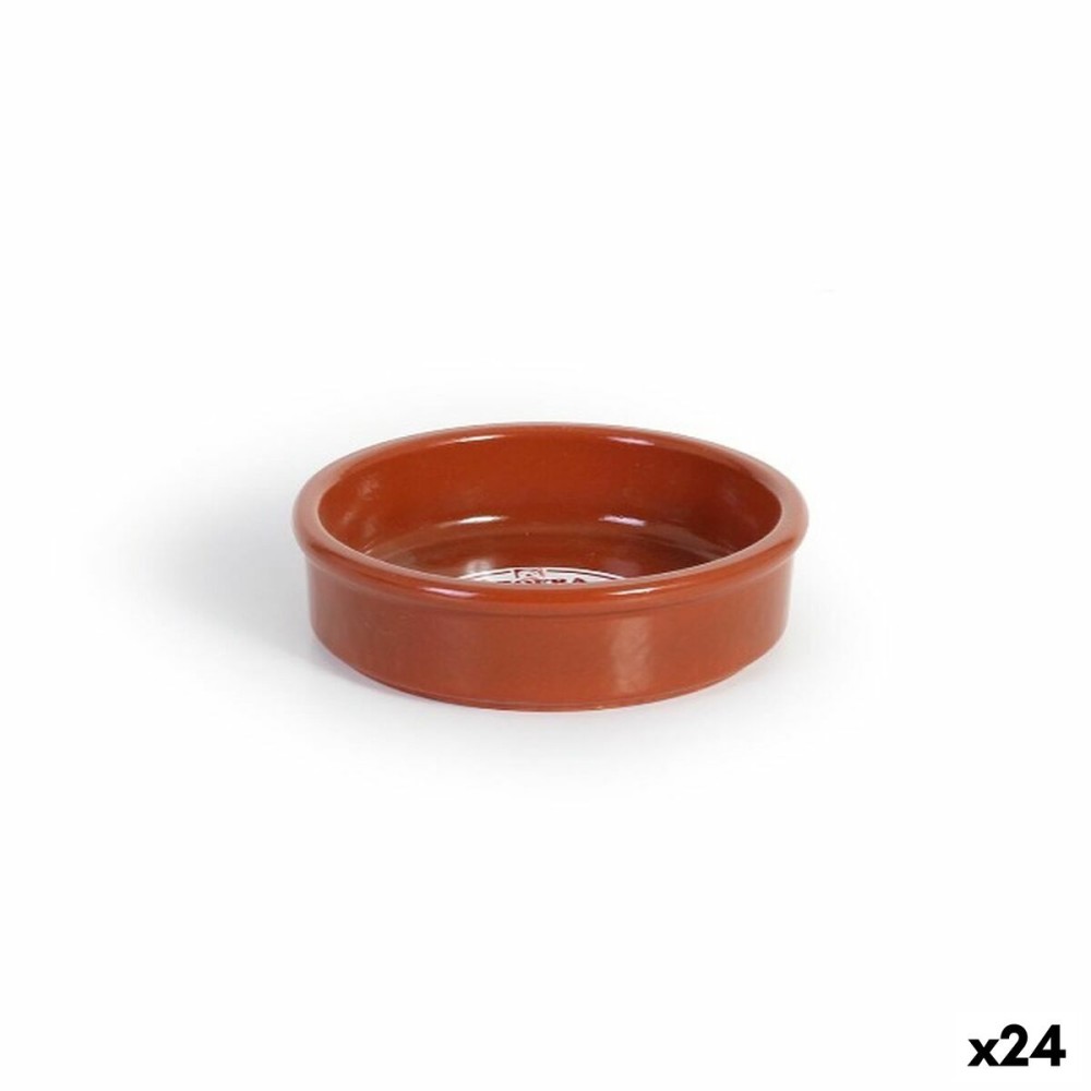 Saucepan Azofra Baked clay 10 x 10 x 2,5 cm (24 Units)