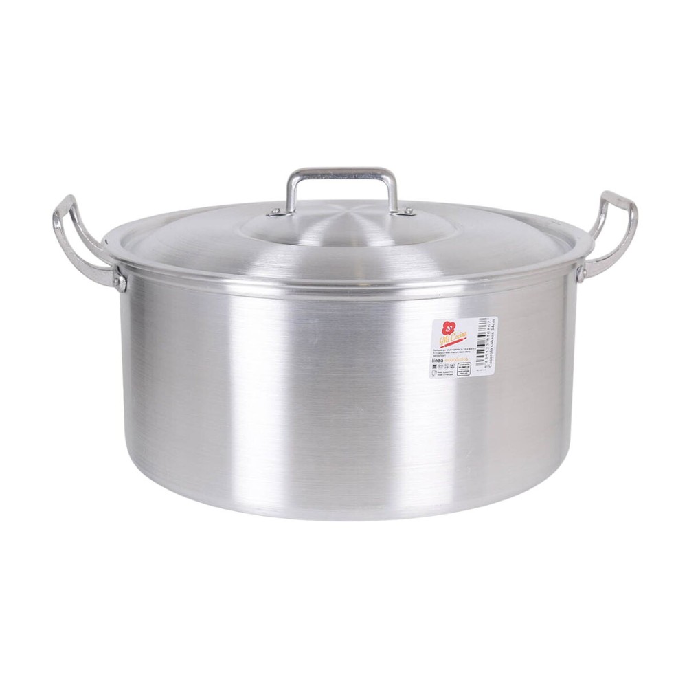 Casserole with lid Aluminium 43 x 36 x 16 cm (3 Units)