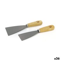 Spatula Wooden handles Set 2 Pieces (36 Units)