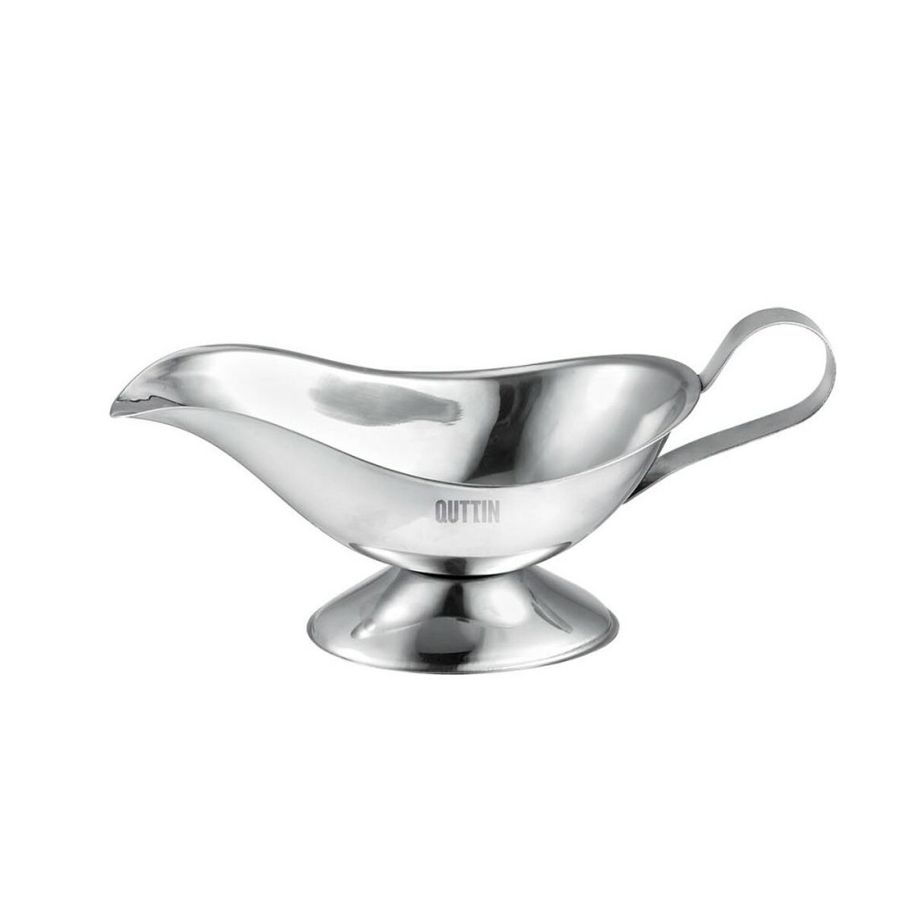 Sauce Boat Quttin 240 ml Silver Steel (12 Units)