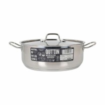 Casserole with lid Quttin Hotel Steel ø 32 x 12 cm (2 Units)