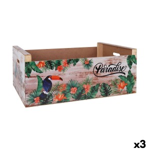 Dessous de plat Confortime Paradise Bois Tropical 58 x 39 x 21 cm (3 Unités)