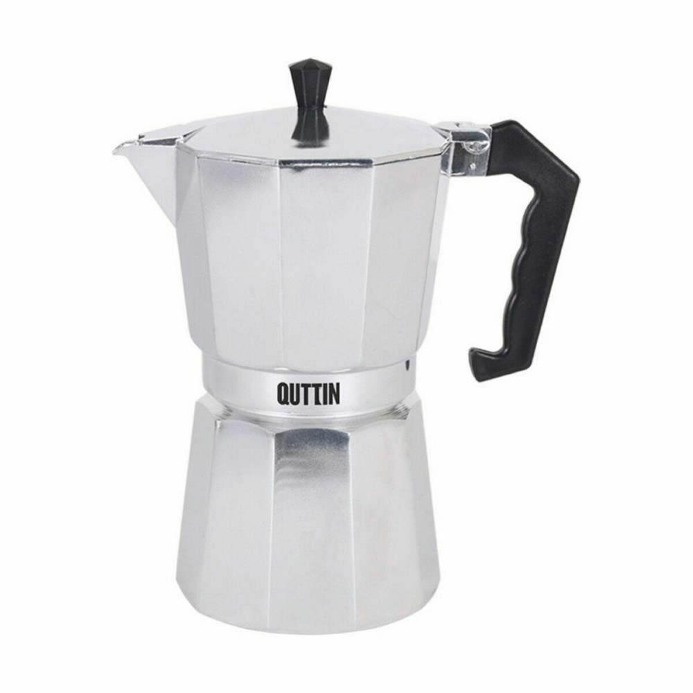 Cafetière Italienne Quttin Aluminium 12 Tasses (6 Unités)