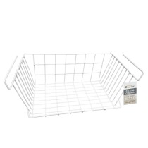 Corbeille pour étagère de cuisine Confortime Blanc 43 x 24,4 x 18,5 cm (12 Unités)