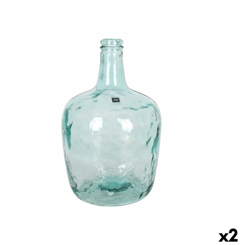 Bouteille Décorative La Mediterránea Apple verre Ø 23 x 36,8 cm (2 Unités)