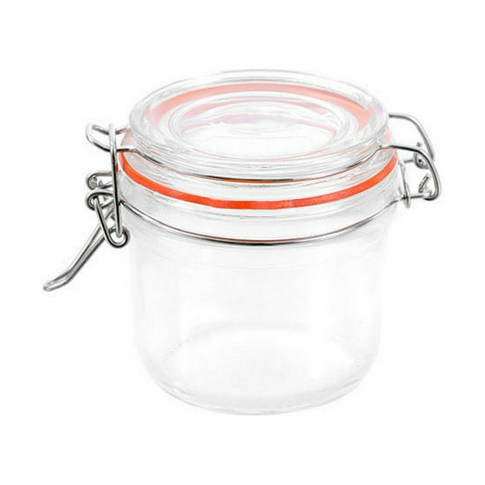 Jar La Mediterránea Hermetic Glass 180 ml (36 Units)