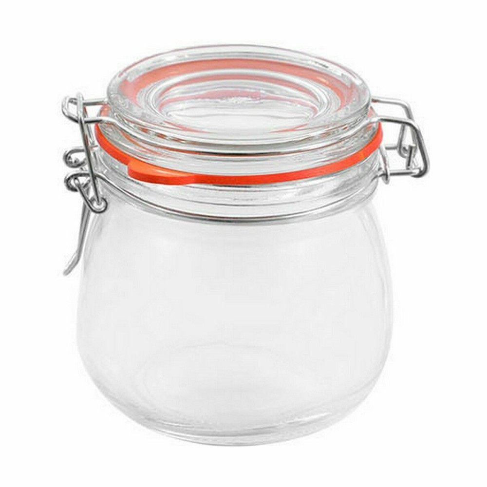 Jar La Mediterránea Hermetic Glass 350 ml (12 Units)