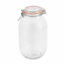 Jar La Mediterránea Hermetic Glass 3 L (6 Units)