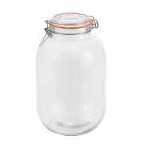 Jar La Mediterránea Hermetic Glass 4,2 L (4 Units)