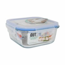 Viereckige Lunchbox mit Deckel Quttin Durchsichtig 750 ml 16 x 16 x 7 cm (6 Stück)