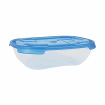 Set of lunch boxes Tontarelli Nuvola 500 ml Blue Rectangular 4 Pieces (12 Units)