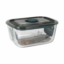 Lunchbox hermetisch Santa Clara Grau 500 ml rechteckig (4 Stück)