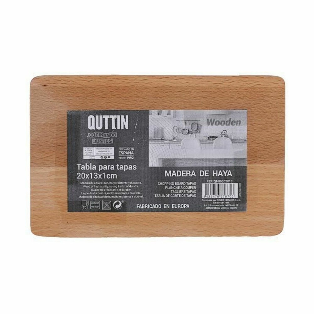 Cutting board Quttin 20 x 13 x 1 cm (12 Units)