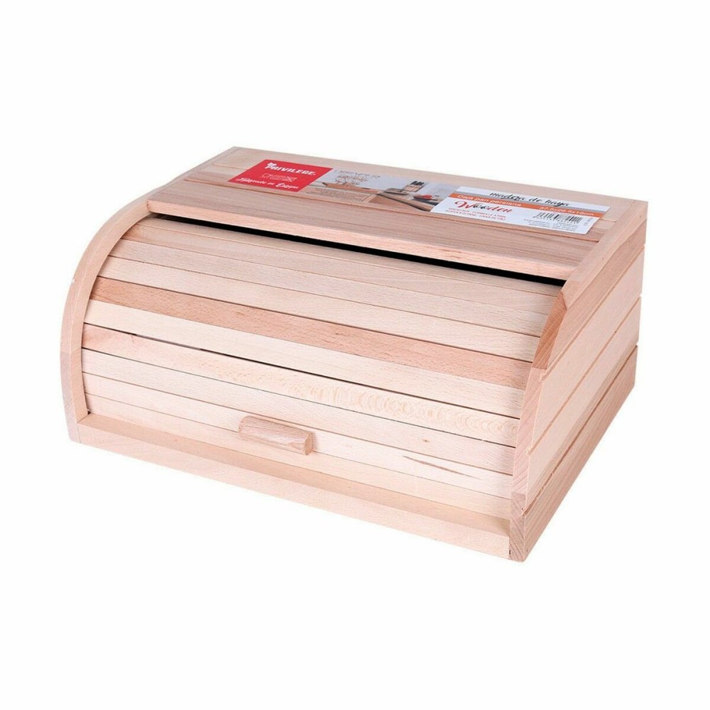 Brotkorb Quttin Möbel Lamellenverschluss Holz 37,5 x 26,5 x 16 cm (6 Stück)