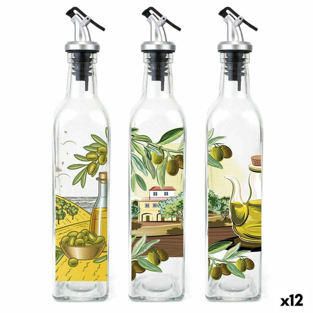 Ölfläschchen Anna Weinverschluss Glas 250 ml (12 Stück)