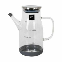 Cruet La Mediterránea Stainless steel Borosilicate Glass 600 ml (12 Units)