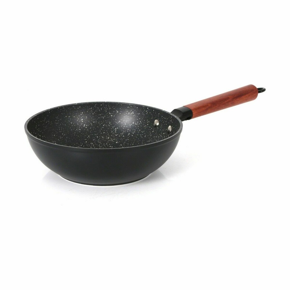 Wok Pan Quttin Doha Toughened aluminium 50 x 28 x 9 cm (6 Units)