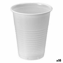 Lot de verres réutilisables Algon Blanc 50 Pièces 200 ml (18 Unités)