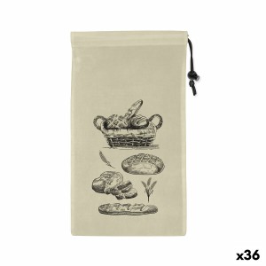 Wiederverwendbare Säcke für Lebensmittel Quttin Brot TNT (Non Woven) 2 Stücke 25 x 45 cm (36 Stück)