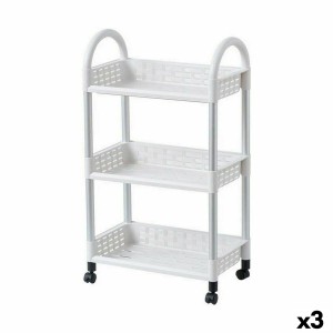 Gemüsewagen Confortime Aluminium Kunststoff 45 x 25 x 77 cm (3 Stück)