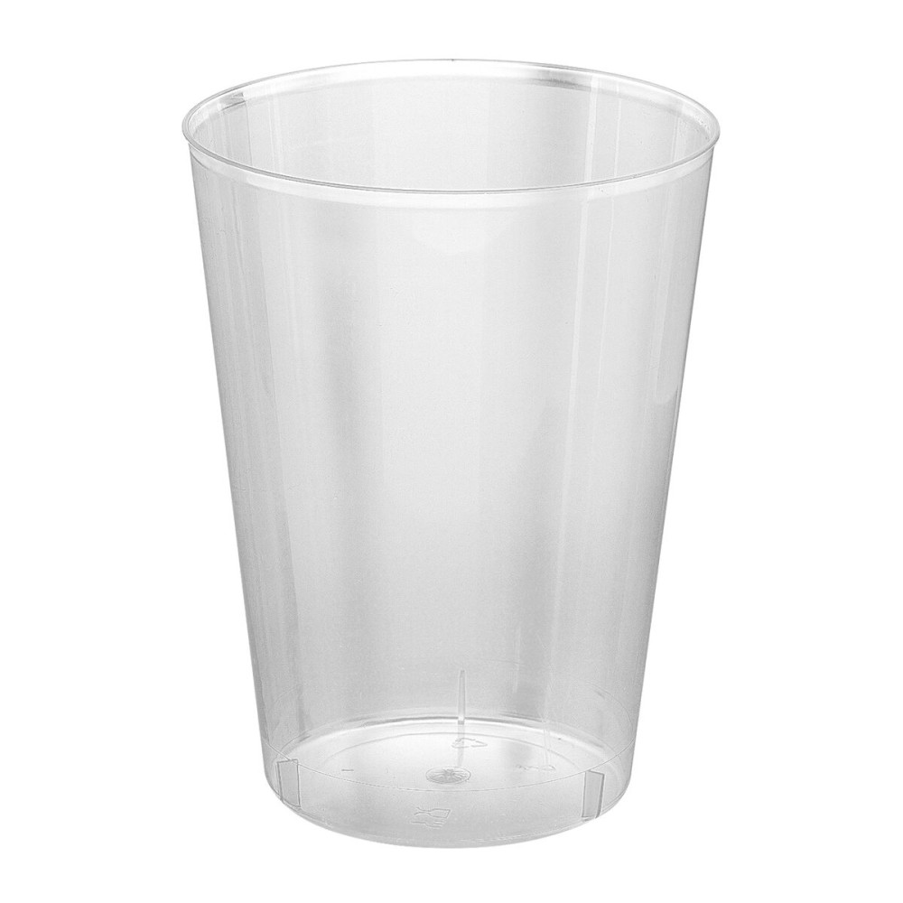 Lot de verres réutilisables Algon Cidre Transparent 10 Pièces 480 ml (20 Unités)