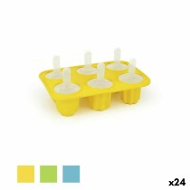 Moule pour Glaces Quttin Formes Silicone 18 x 5,3 x 12,3 cm (24 Unités)