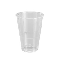 Lot de verres réutilisables Algon Plastique Transparent 12 Pièces 500 ml (18 Unités)