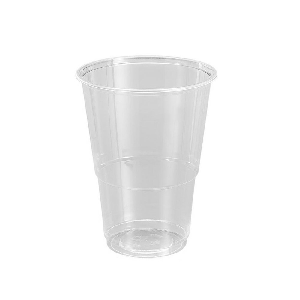 Lot de verres réutilisables Algon Plastique Transparent 12 Pièces 500 ml (18 Unités)