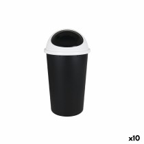 Rubbish bin Tontarelli Small hoop (10 Units) White 25 L