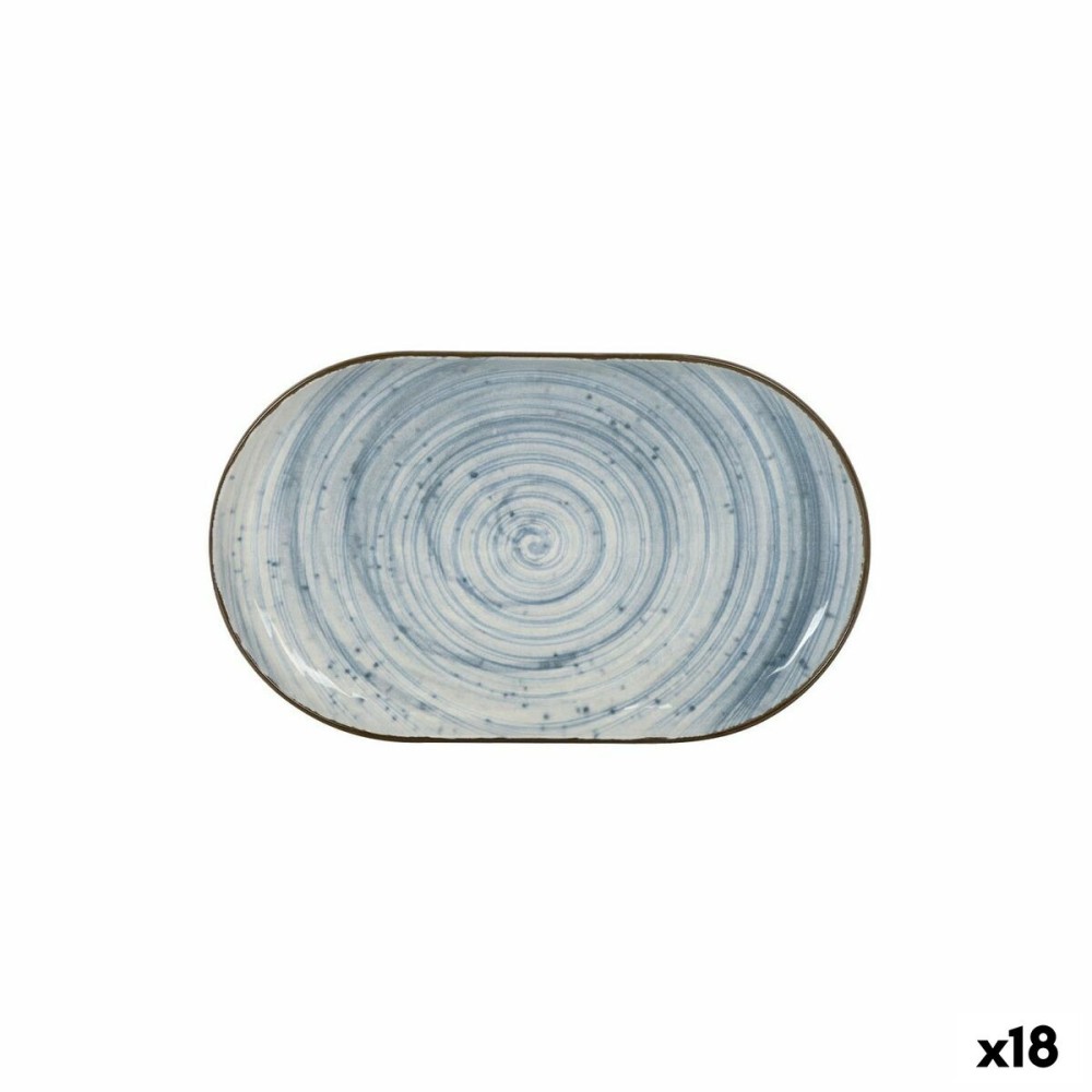 Plateau apéritif La Mediterránea Anllo Oblongue 25 x 15 x 2,2 cm (18 Unités)