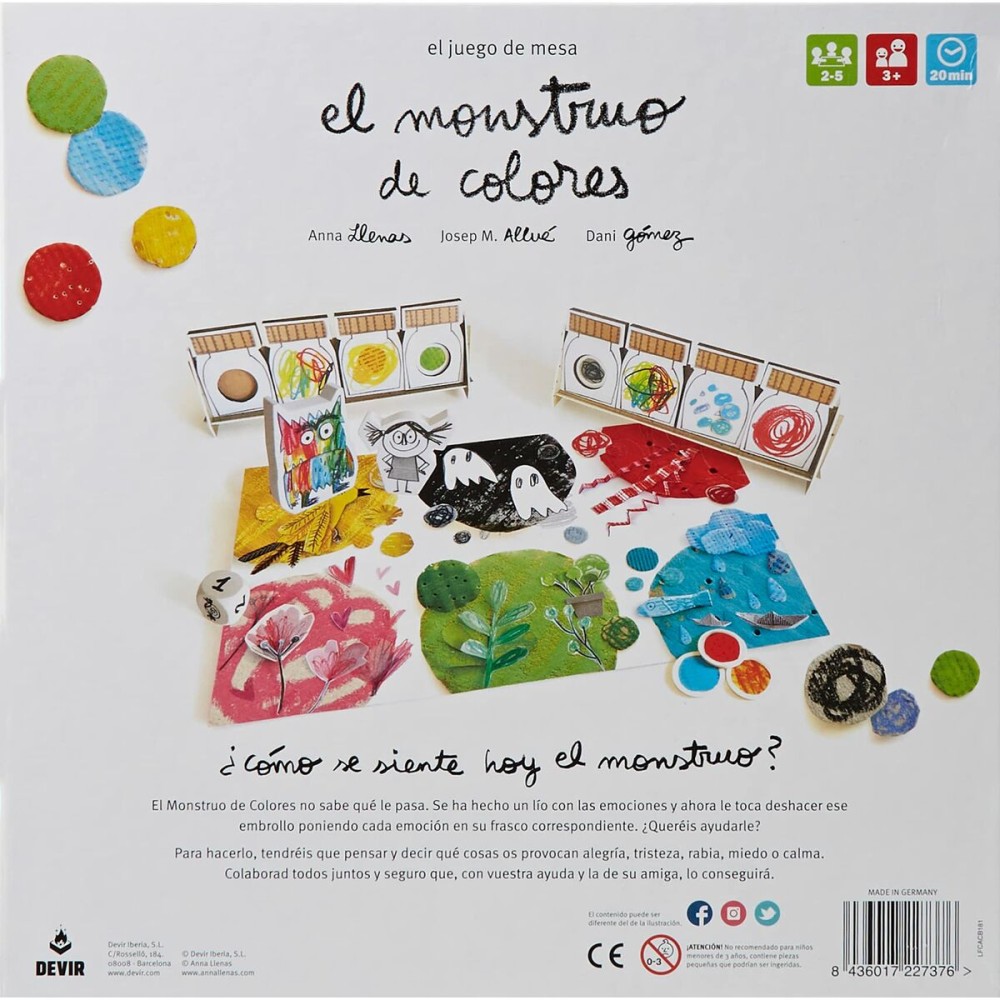 Board game El Monstruo de Colores Devir BGMONSP (ES)