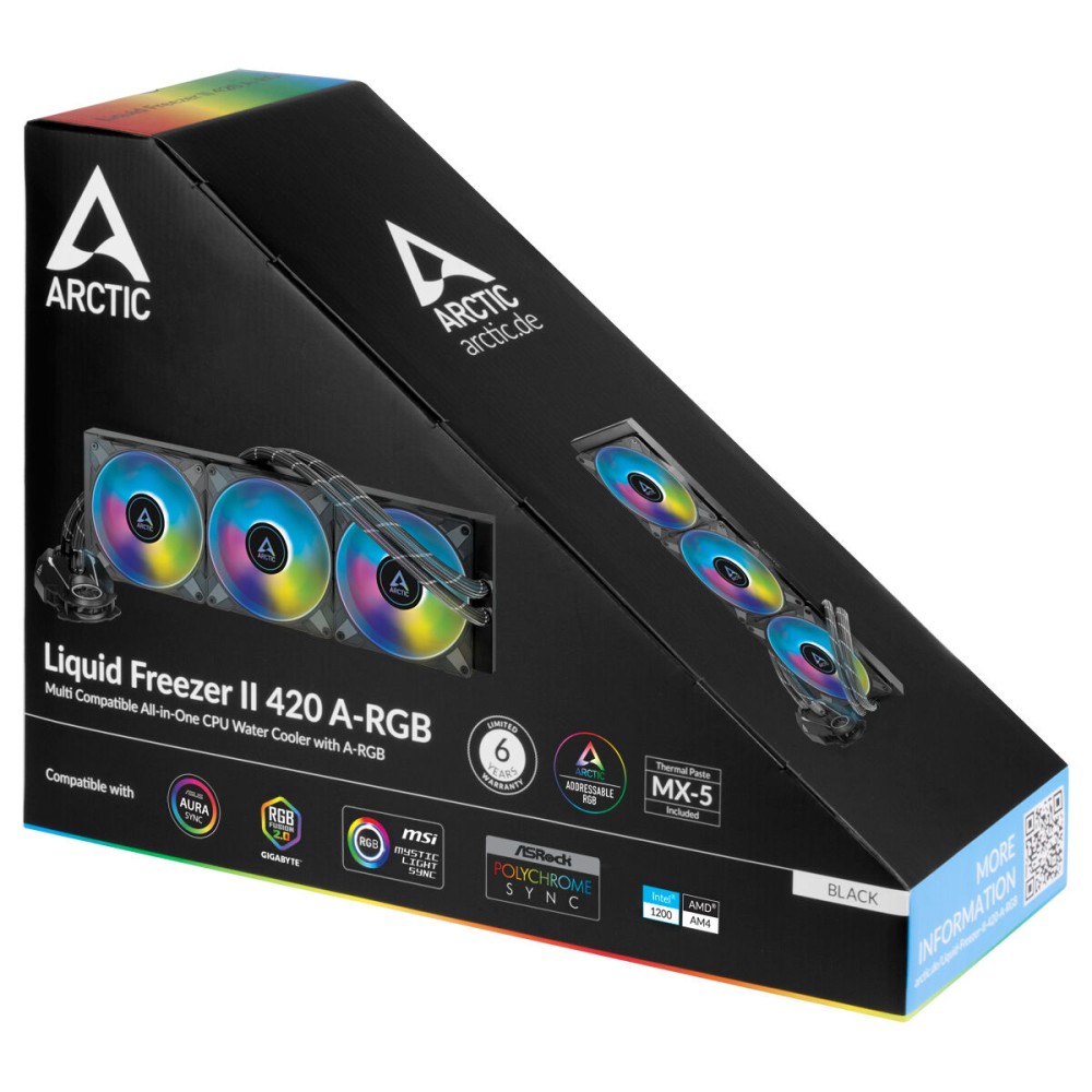 Kit de refroidissement liquide Arctic Liquid Freezer II 420 A-RGB