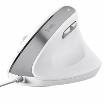 Souris Optique Ergonomique Trust Bayo II Blanc 2400 dpi