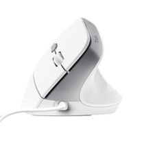 Ergonomic Optical Mouse Trust Bayo II White 2400 dpi