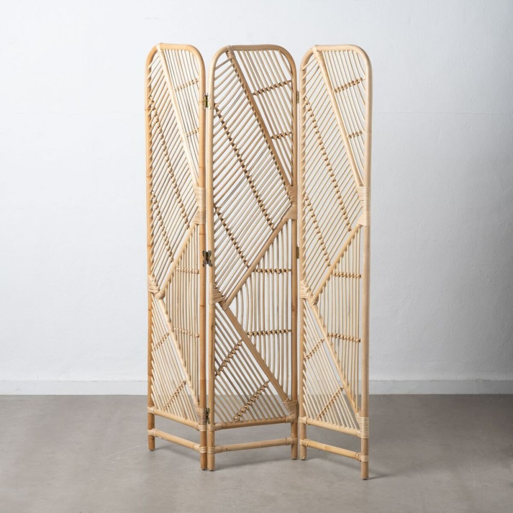 Spanische Wand natürlich Rattan 120 x 4 x 168,5 cm