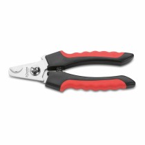 Nail clipper 3 Claveles Black/Red Stainless steel