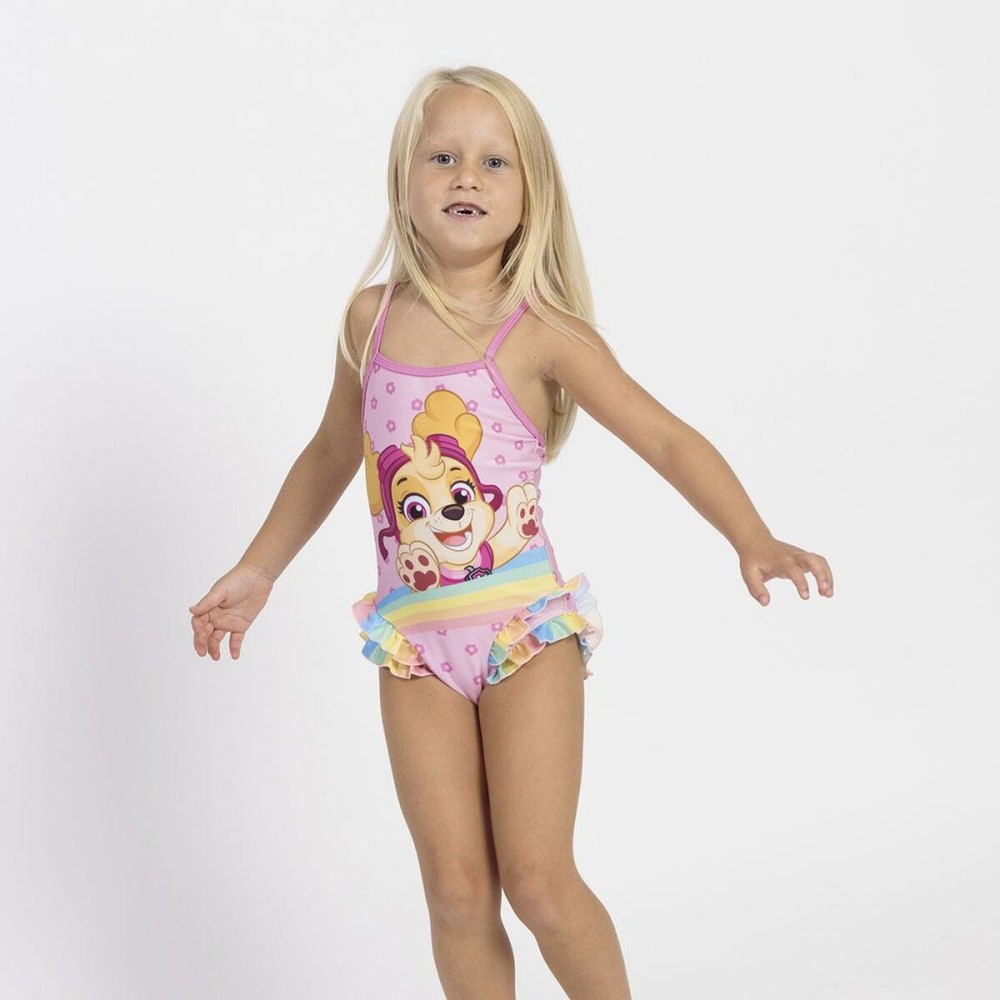 Swimsuit for Girls The Paw Patrol Light Pink