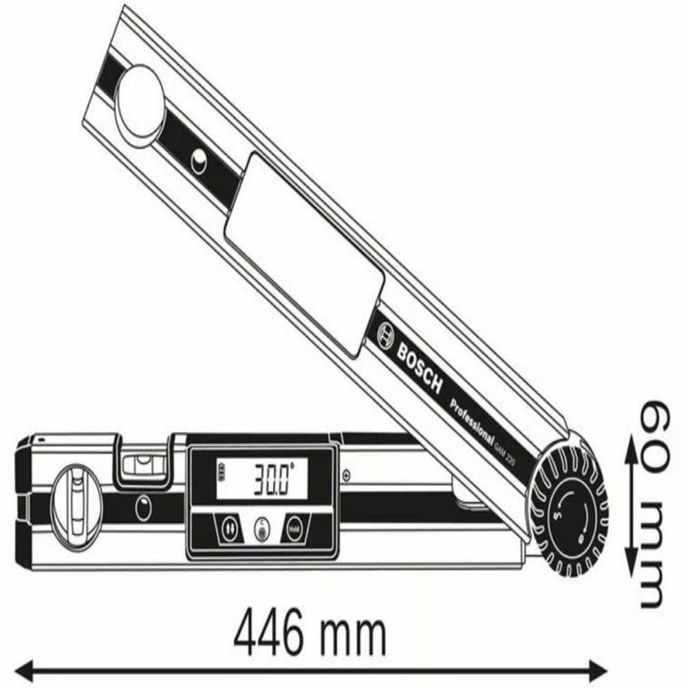 Spirit Level BOSCH Input Plastic