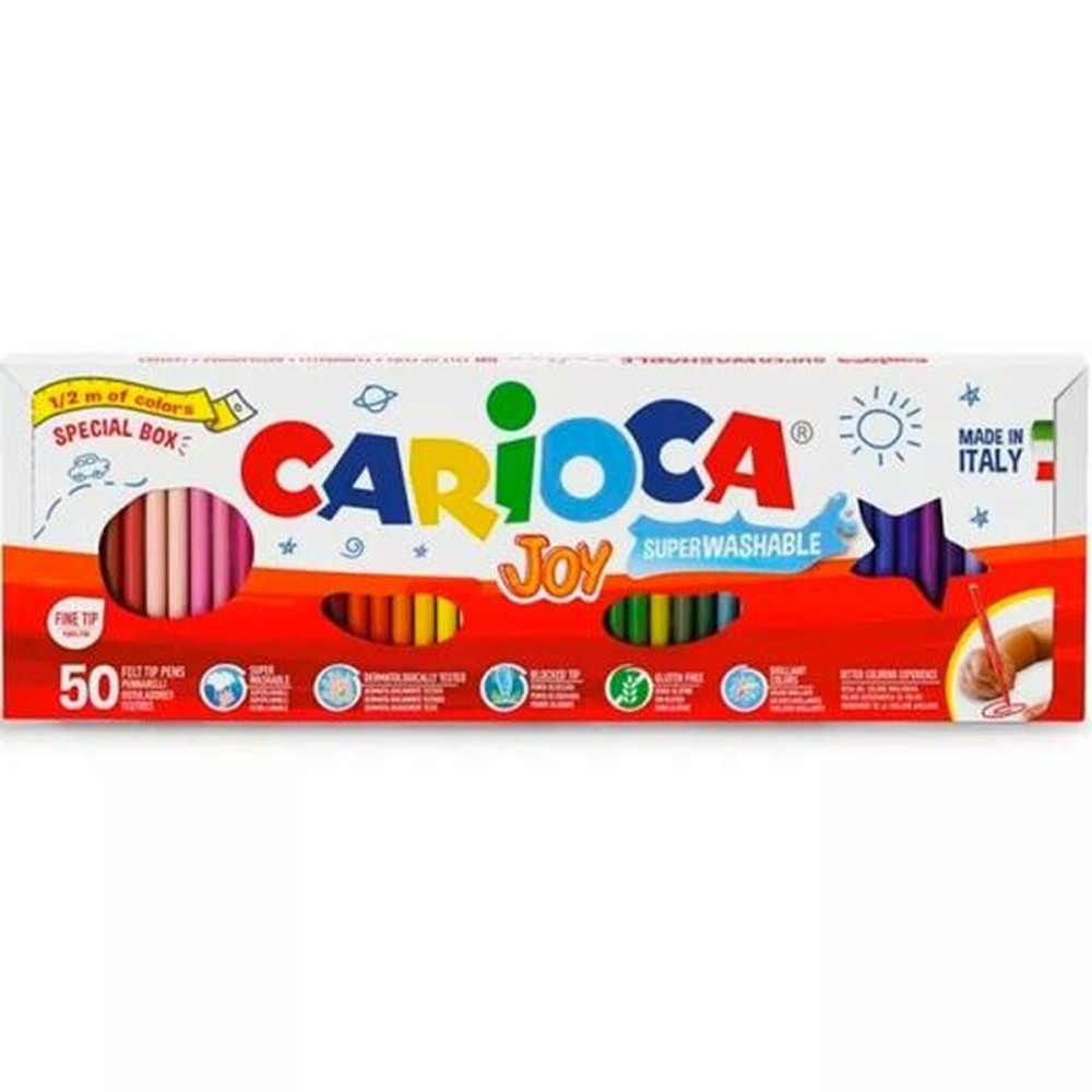 Marker-Set Carioca Joy Bunt (12 Stück)