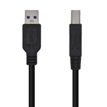 USB Cable Aisens A105-0444 Black 2 m (1 Unit)