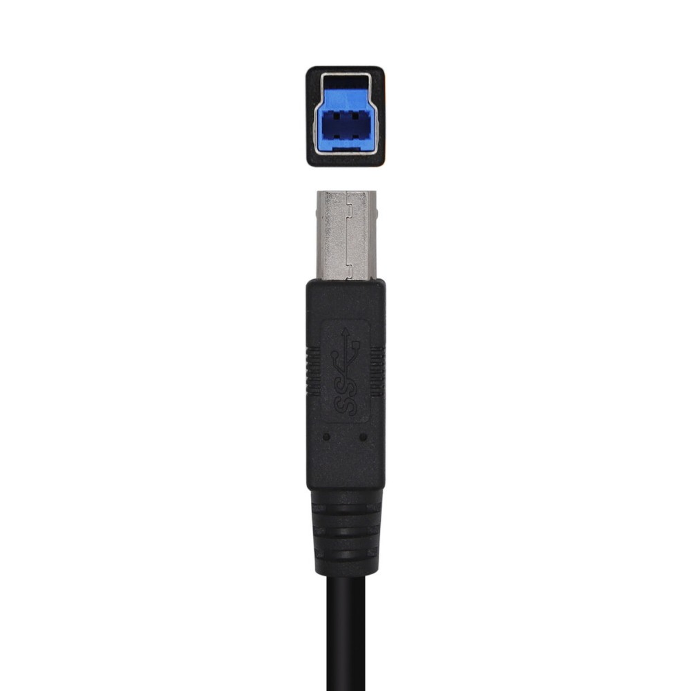 USB-Kabel Aisens A105-0444 Schwarz 2 m (1 Stück)