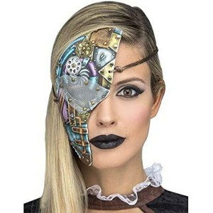 Mask My Other Me 1/2 Silver Steampunk