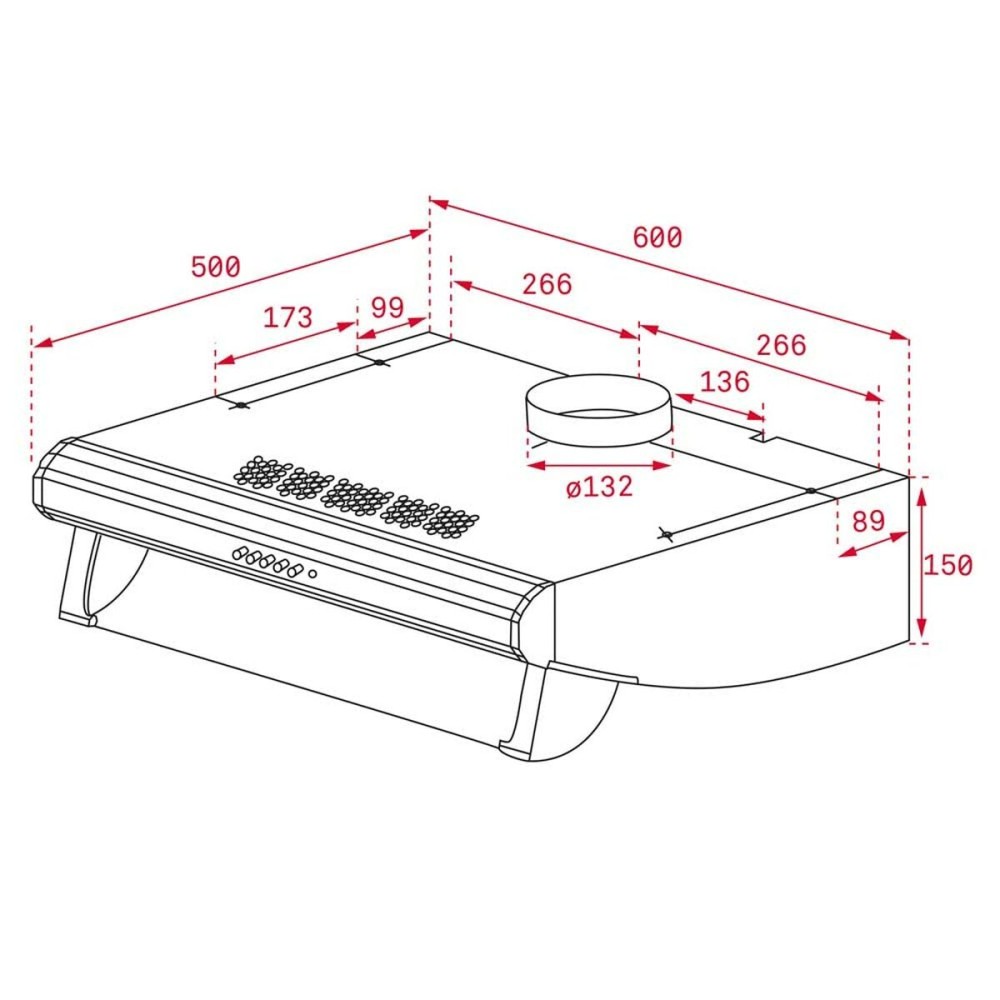 Conventional Hood Teka C 6420 60 cm 375 m3/h 73 dB 316 W White