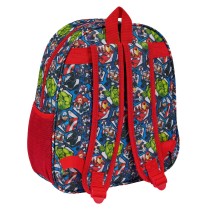 School Bag The Avengers Black Red 27 x 33 x 10 cm