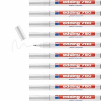 Marqueur permanent Edding 780 Blanc 10 Unités