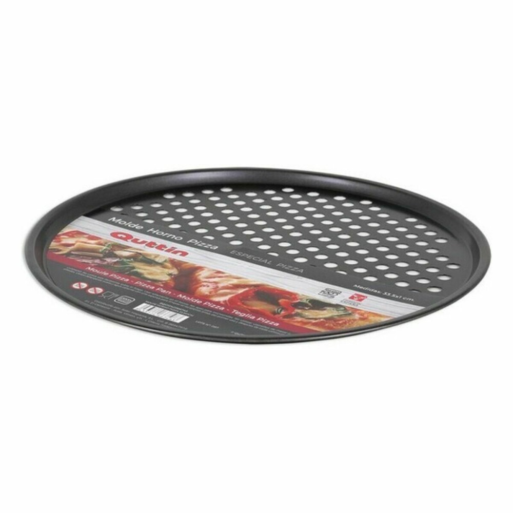 Moule à pizza Quttin 32,7 x 1 cm (12 Unités) (34 x 1 cm)